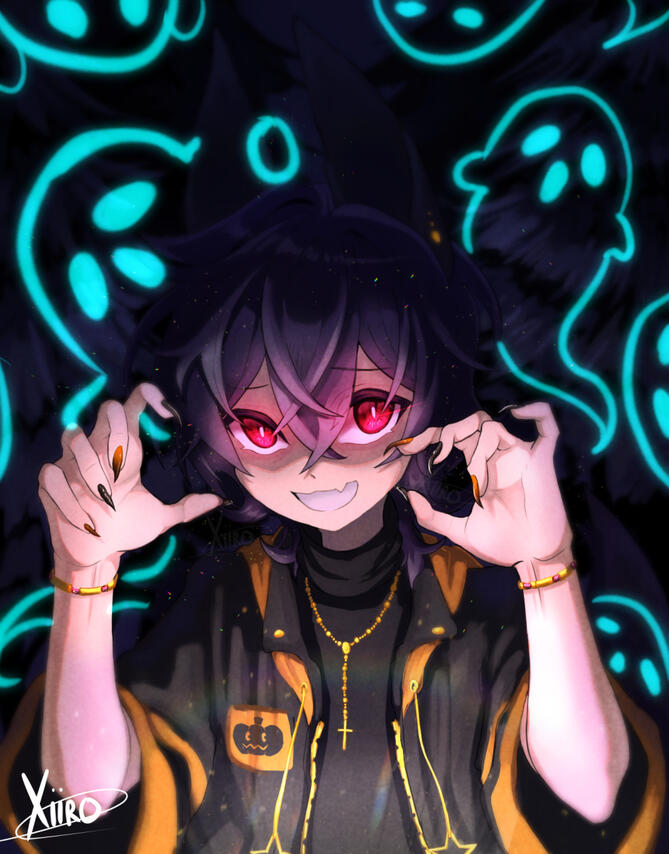 GHOSTS! Illustration of my character!